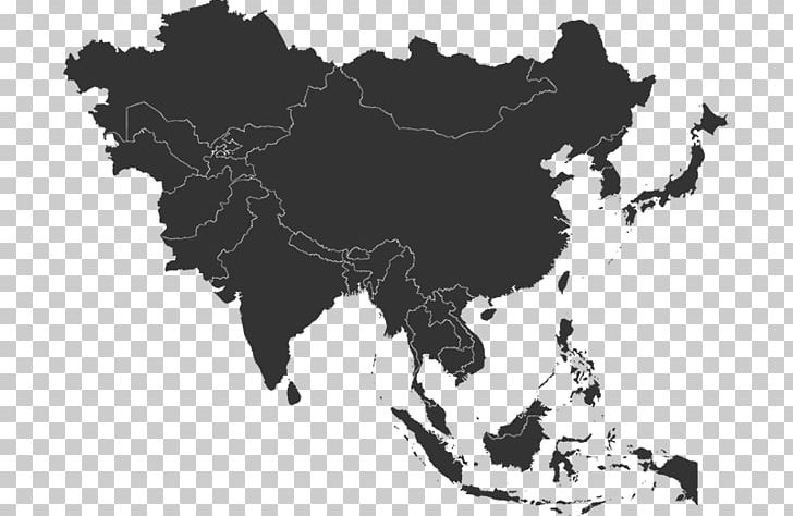 globe asia clipart black and white