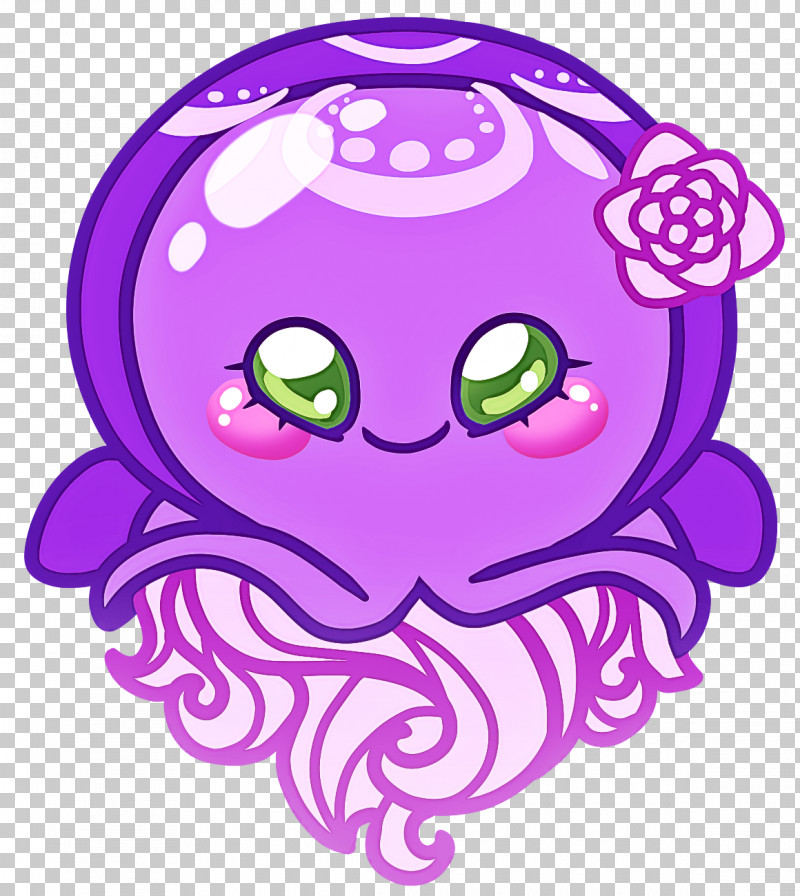 Violet Purple Octopus Cartoon Magenta PNG, Clipart, Cartoon, Magenta, Octopus, Purple, Violet Free PNG Download