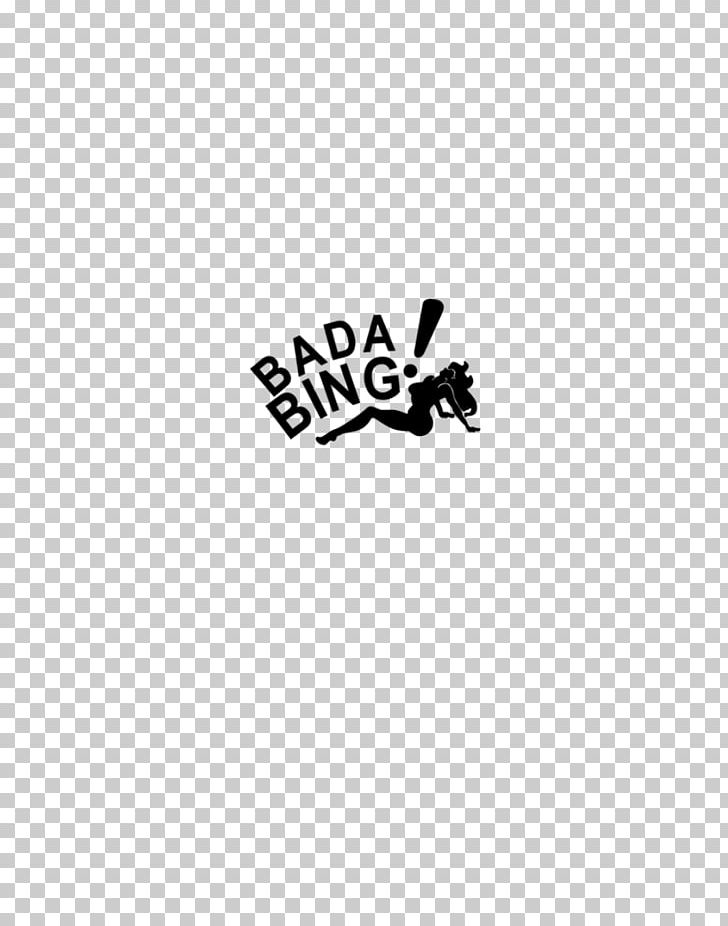 Logo Bada Bing Brand White Font PNG, Clipart, Area, Bada, Bada Bing, Black, Black And White Free PNG Download