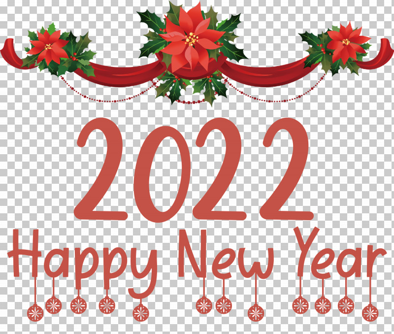 2022 Happy New Year 2022 New Year Happy New Year PNG, Clipart, Bauble, Biology, Christmas Day, Christmas Ornament M, Floral Design Free PNG Download