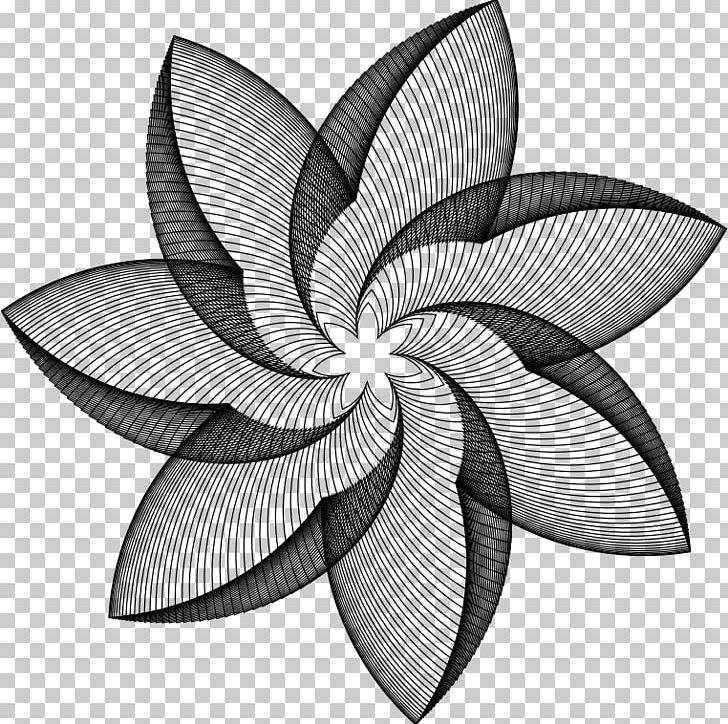Geometry Line Art Flower PNG, Clipart, Art, Black And White, Color, Flower, Geometric Abstraction Free PNG Download