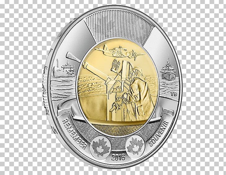 Coin Toonie Canada Battle Of The Atlantic Royal Canadian Mint PNG, Clipart, 75th, Alhambra, Anniversary, Battle Of The Atlantic, Canada Free PNG Download