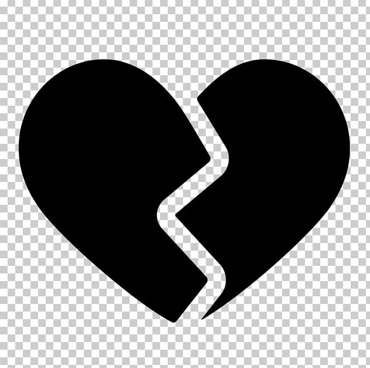 Broken Heart Computer Icons Symbol PNG, Clipart, Black And White, Break, Breakup, Broken Heart, Circle Free PNG Download