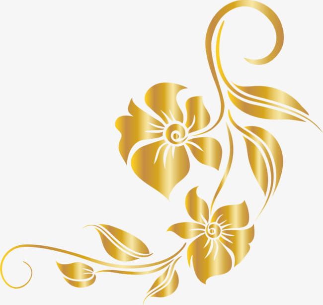 Luxury Golden Flower PNG, Clipart, Atmosphere, Cane, Cane Vine, Flower, Flower Clipart Free PNG Download