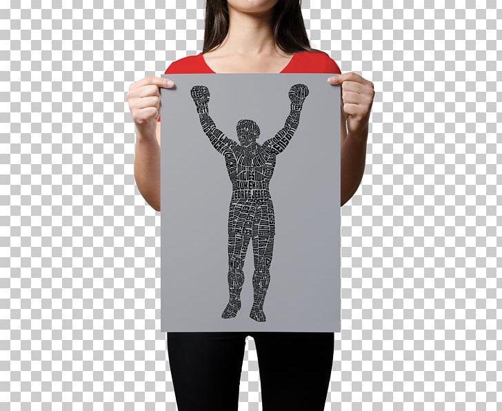 Rocky Steps T-shirt Printing Poster PNG, Clipart, Arm, Art, Clothing, Drawing, Film Free PNG Download