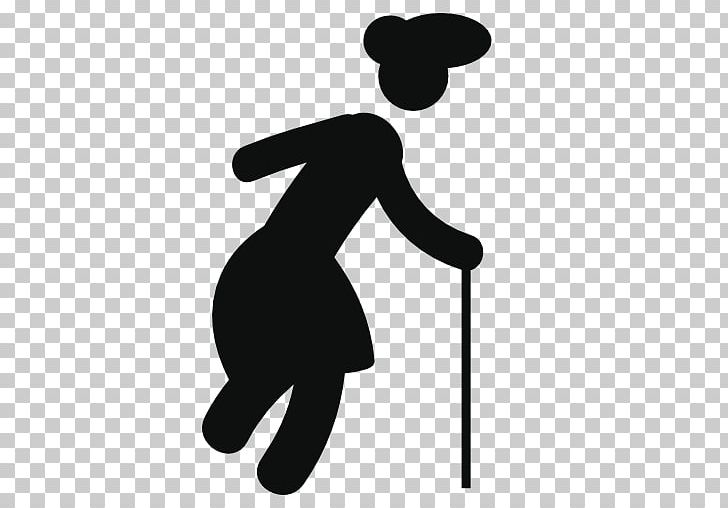 Stick Figure Silhouette Old Age Person PNG, Clipart, Animals, Black, Black And White, Computer Icons, Drawing Free PNG Download