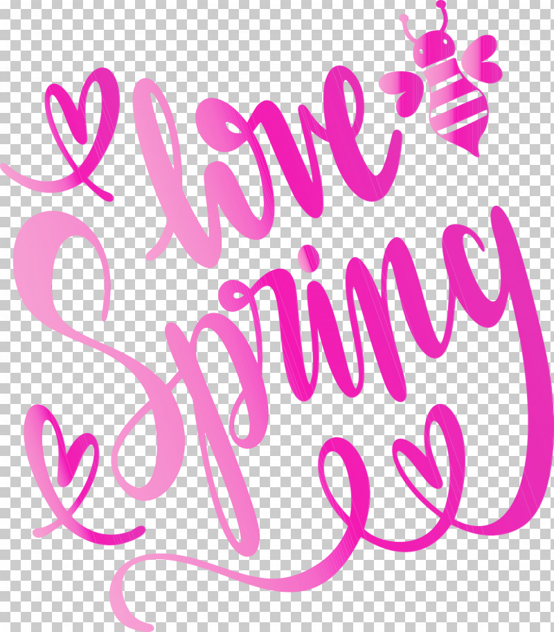 Text Pink Font Magenta Calligraphy PNG, Clipart, Calligraphy, Hello Spring, Magenta, Paint, Pink Free PNG Download