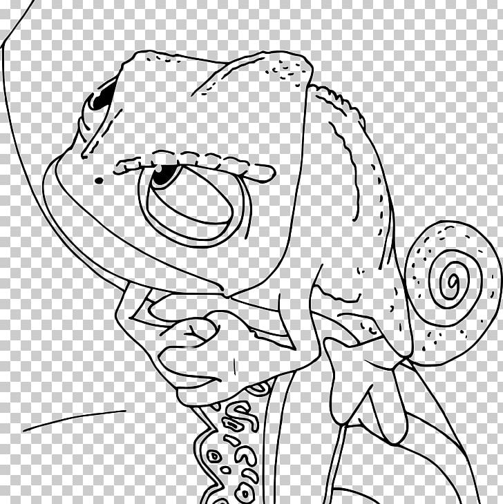 Chameleons Coloring Book Rapunzel Drawing Eidechse PNG, Clipart, Animal, Animated Film, Arm, Black, Cartoon Free PNG Download