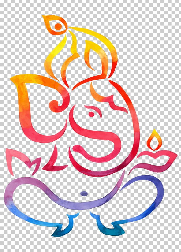 Ganesha Diwali Krishna Janmashtami Diya Elephant PNG, Clipart, Area, Art, Artwork, Circle, Desktop Wallpaper Free PNG Download