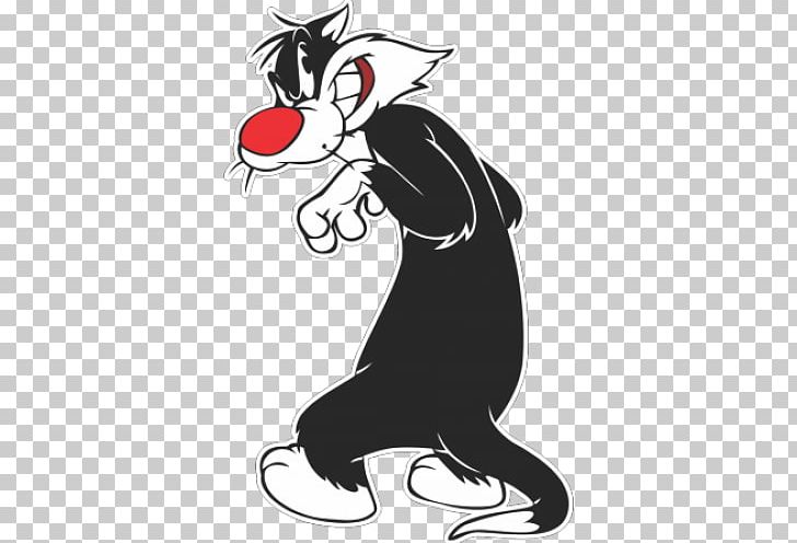 Sylvester Tweety Cat Looney Tunes Cartoon PNG, Clipart, Animals, Black, Carnivoran, Cartoon, Cat Like Mammal Free PNG Download