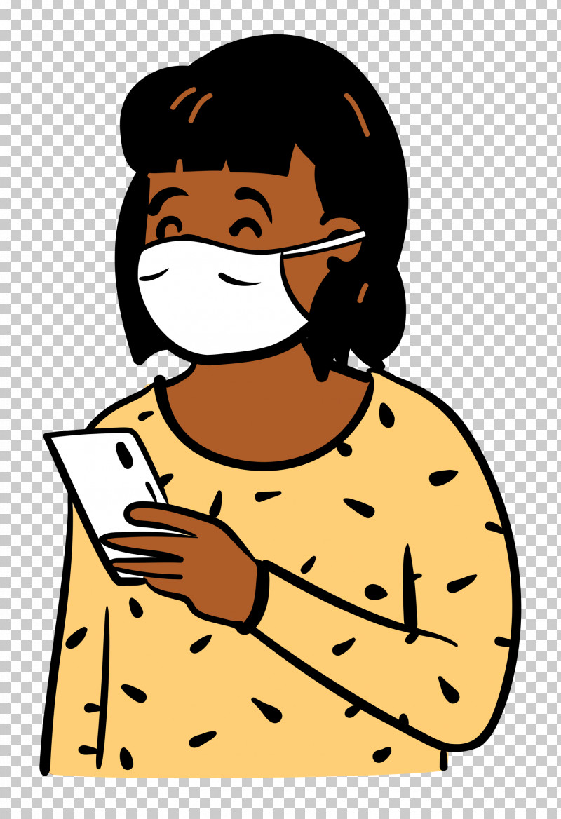 Woman Medical Mask Coronavirus PNG, Clipart, Behavior, Cartoon, Coronavirus, Geometry, Happiness Free PNG Download