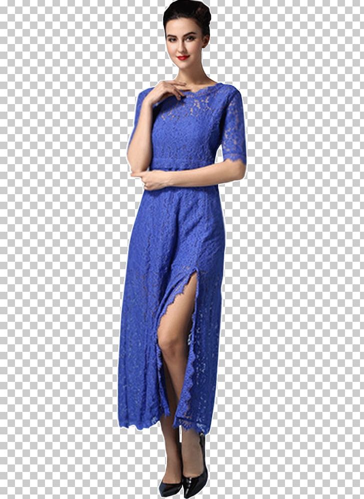 Crew Neck Dress Skirt Clothing Lace PNG, Clipart, Blue, Clothing, Cobalt Blue, Cocktail Dress, Collar Free PNG Download