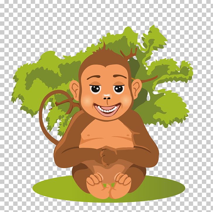 Baby Jungle Animals Cartoon PNG, Clipart, Animal, Animals, Baby Jungle Animals, Black Monkey, Cuteness Free PNG Download