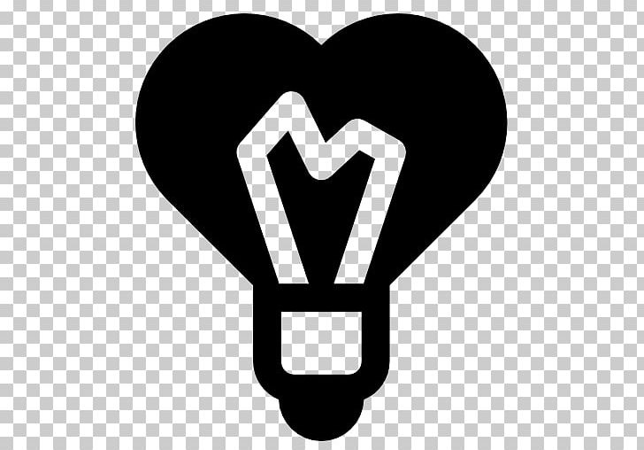 Incandescent Light Bulb Heart Computer Icons PNG, Clipart, Black And White, Computer Icons, Electrical Filament, Glass, Heart Free PNG Download
