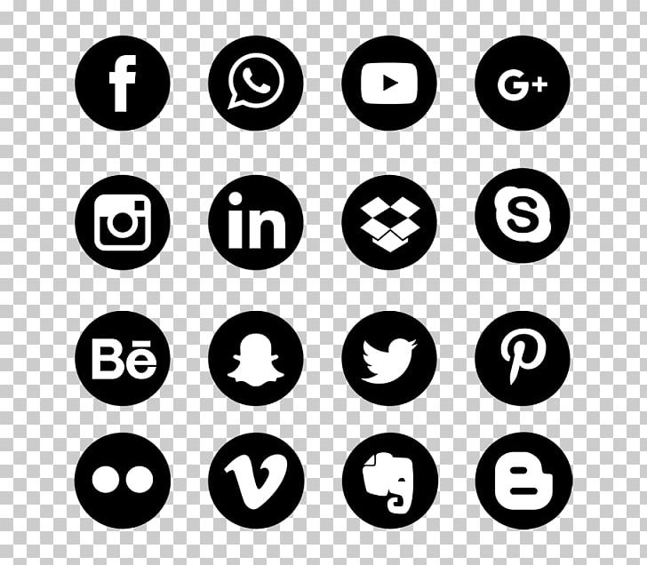 Social Media Marketing Computer Icons Communication PNG, Clipart, Black And White, Blog, Button, Circle, Digital Asset Management Free PNG Download