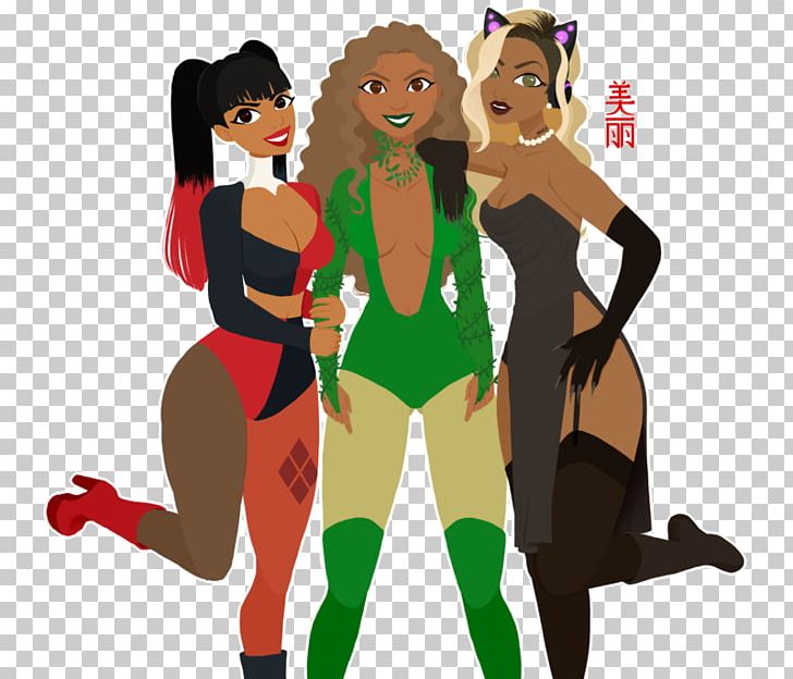 Poison Ivy Harley Quinn Gotham City Sirens Catwoman Drawing PNG, Clipart, Art, Beyonce, Cartoon, Catwoman, Christmas Free PNG Download