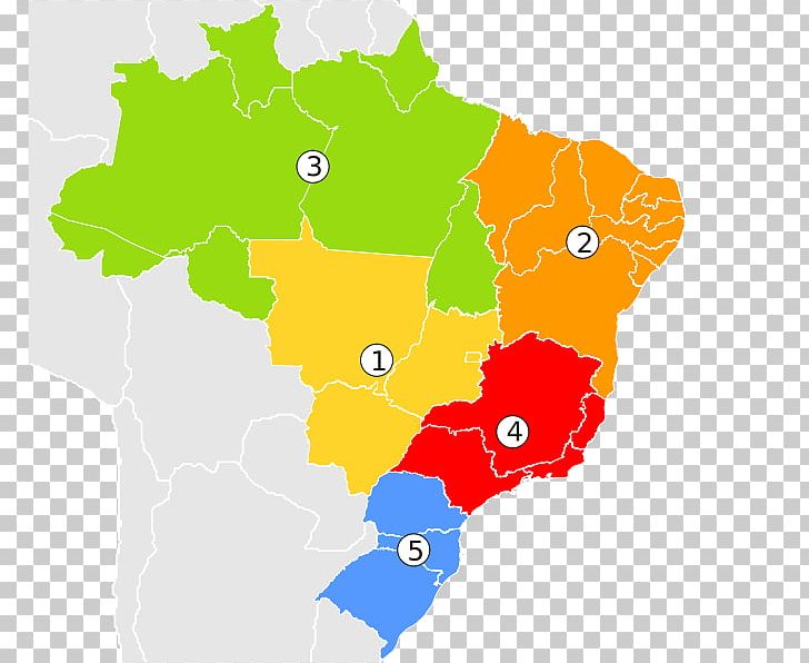 Regions Of Brazil Map Mapa Polityczna PNG, Clipart, Area, Blank Map, Brazil, Flag Of Brazil, Geography Free PNG Download