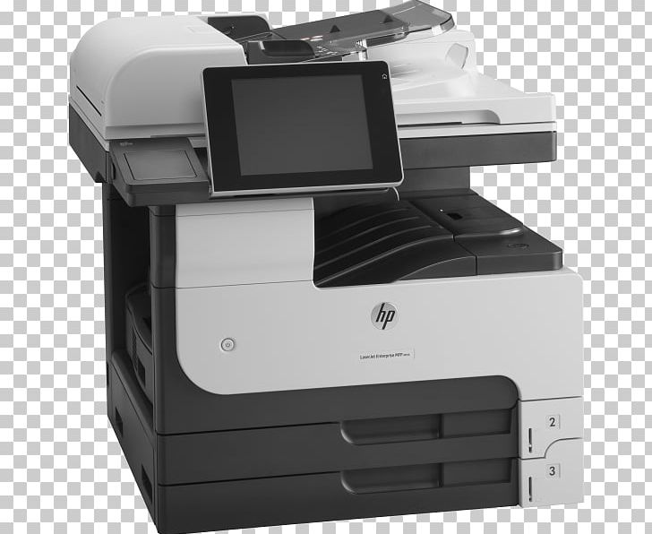 Hewlett-Packard Multi-function Printer HP LaserJet Enterprise M725 PNG, Clipart, Angle, Duplex Printing, Electronic Device, Hewlettpackard, Hp Laserjet Free PNG Download