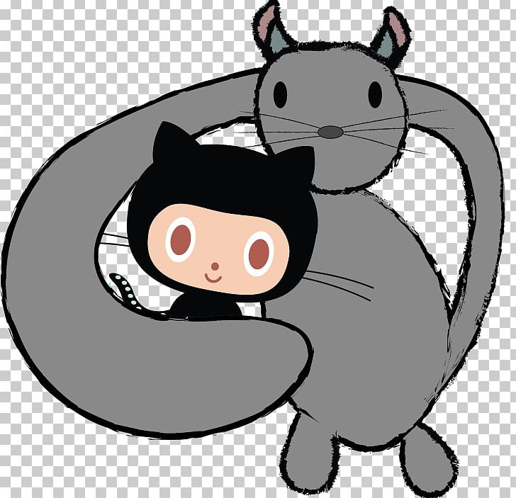 Cat GitHub Computer Software Version Control PNG, Clipart, Animals, Black, Carnivoran, Cartoon, Cat Free PNG Download