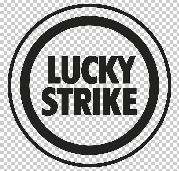 Lucky Strike Logo T-shirt Brand PNG, Clipart, Area, Black And White, Brand, Camel, Cigarette Free PNG Download