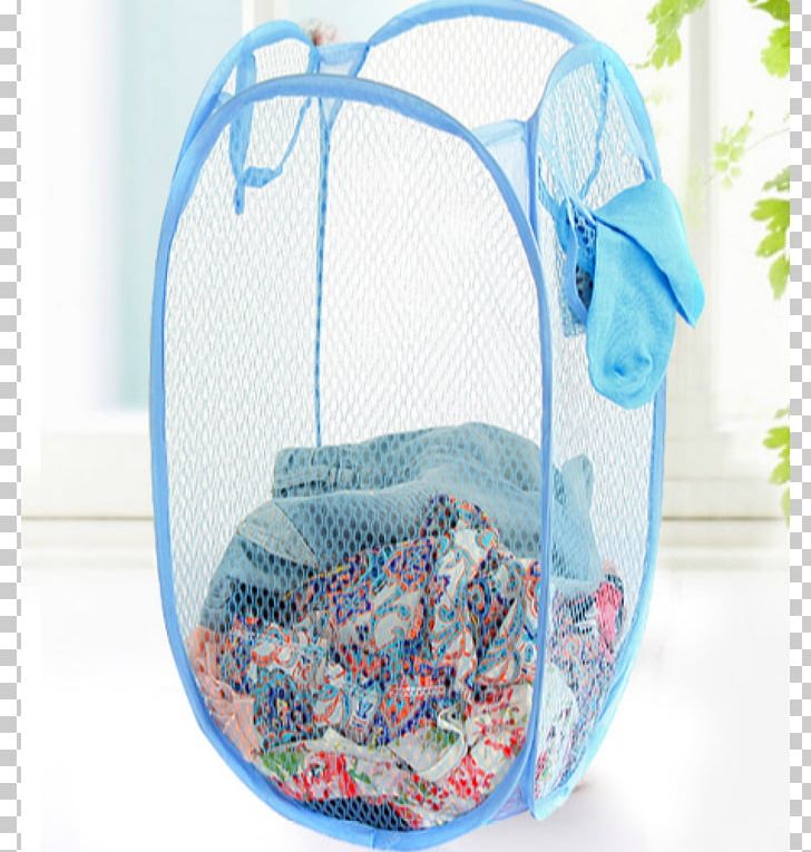 Laundry Hamper Basket Mesh Washing Machines PNG, Clipart, Accessories, Baby Products, Bag, Basket, Blue Free PNG Download