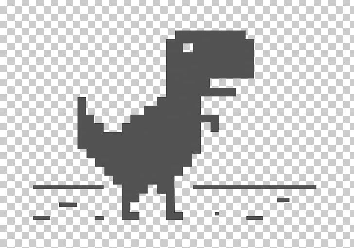 Tyrannosaurus Dino T-Rex Google Chrome Jumping Dinosaur PNG, Clipart, Android, Angle, Black, Black And White, Brand Free PNG Download