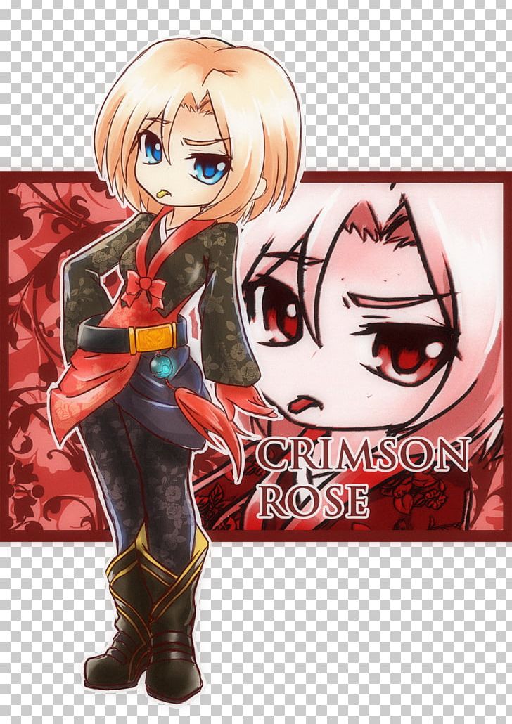 Drawing Crimson Fan Art Rose Fiction PNG, Clipart, Anime, Art, Character, Chibi, Color Free PNG Download