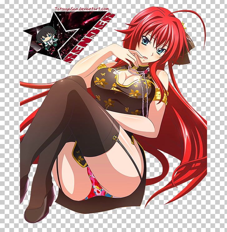 Rias Gremory Anime High School DxD PNG, Clipart, Anime, Art, Black Hair, Brown Hair, Cartoon Free PNG Download
