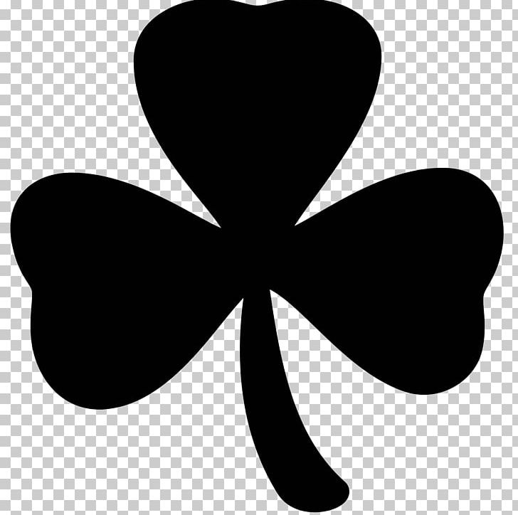 Four-leaf Clover Computer Icons Shamrock PNG, Clipart, 4 Leaf Clover, Black And White, Clover, Computer Icons, Flower Free PNG Download
