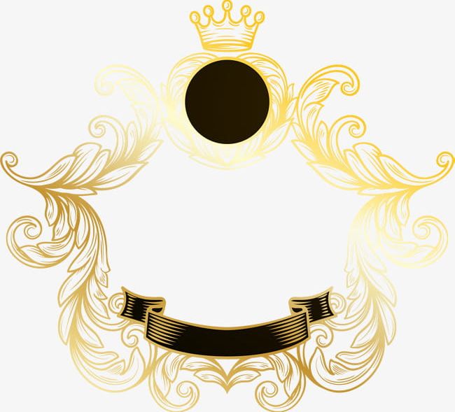 Golden Line Frame PNG, Clipart, An Crown, Border, Border Texture, Botany, Crown Free PNG Download