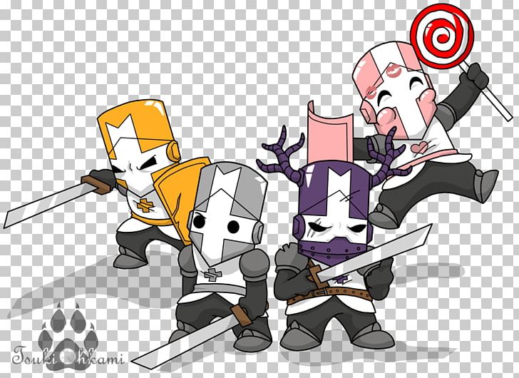 Download Castle Crashers Characters Violet Wallpaper