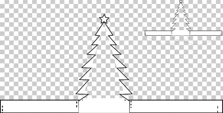 Paper Drawing Fir Line Art Christmas Tree PNG, Clipart, Angle, Black And White, Cardboard, Child, Christmas Tree Free PNG Download