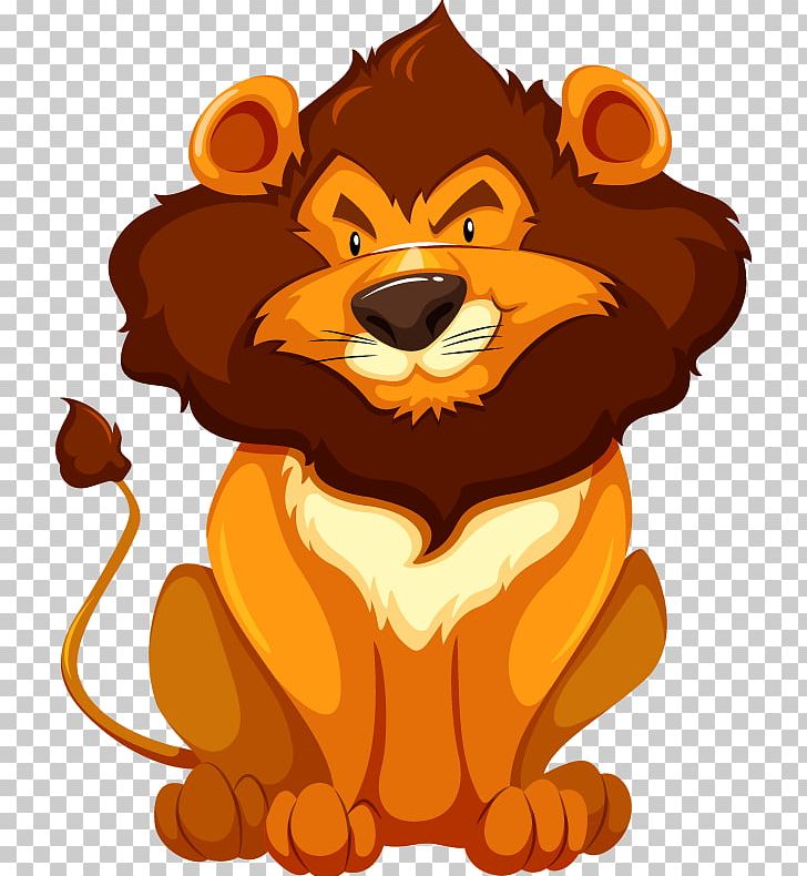 Lion Cartoon Illustration PNG, Clipart, Animals, Big Cats, Carnivoran, Cartoon Character, Cartoon Eyes Free PNG Download