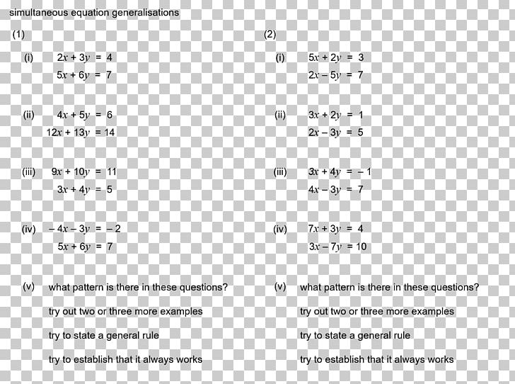 System Of Equations Linear Equation Mathematics PNG, Clipart, Angle, Area, Art, Black And White, Brand Free PNG Download