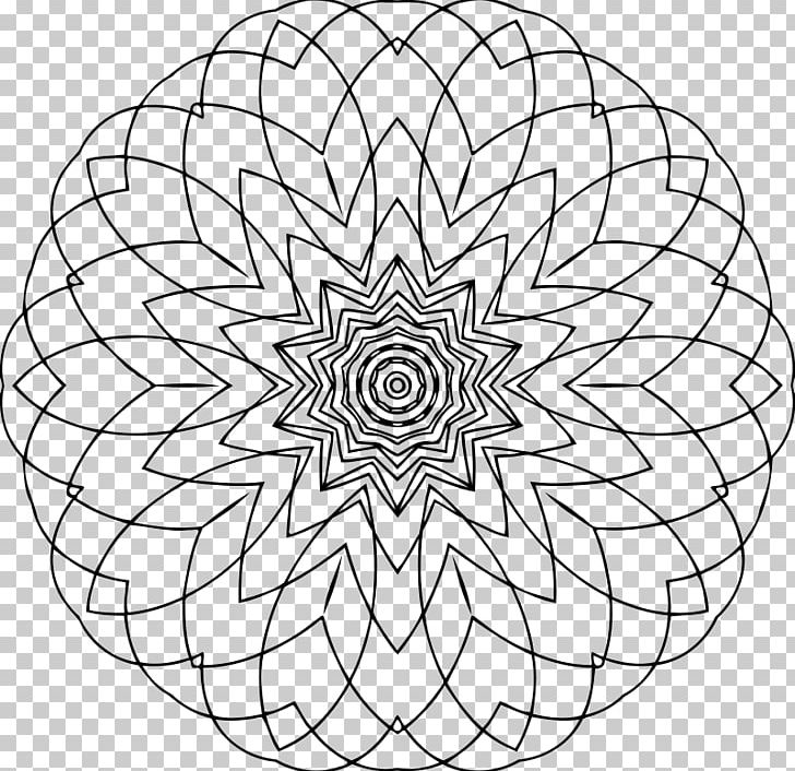 Circle Symmetry Line Art Point Pattern PNG, Clipart, Area, Black And White, Circle, Curve, Drawing Free PNG Download