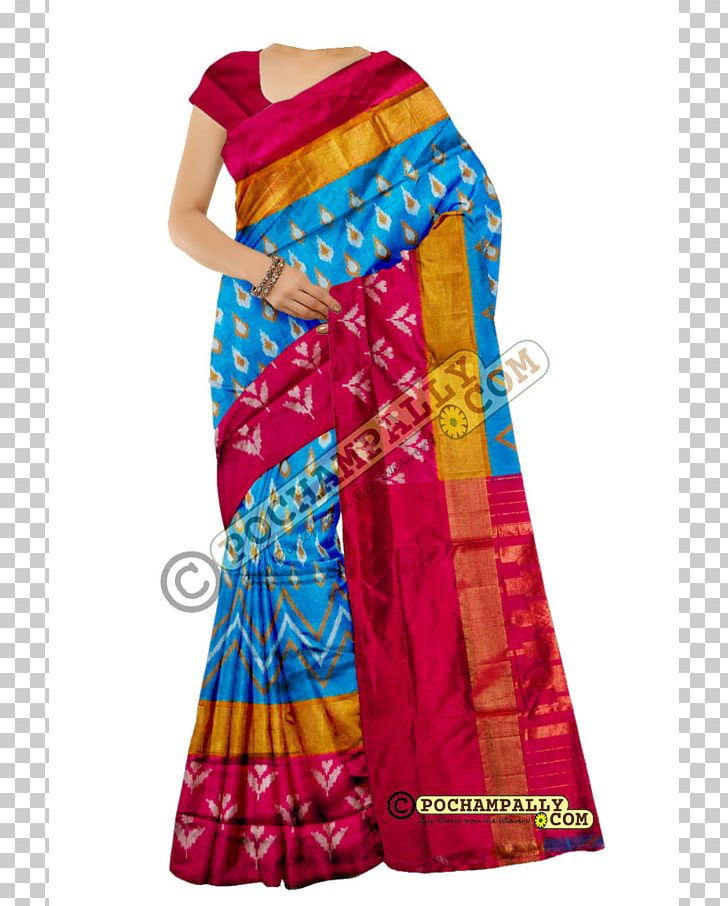 Silk Zari Uppada Sari Pochampally Saree PNG, Clipart, Bhoodan Pochampally, Blouse, Clothing, Clothing In India, Day Dress Free PNG Download