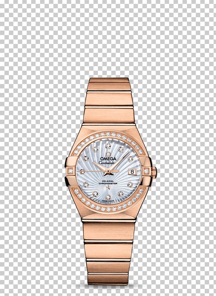 Omega SA Omega Constellation Automatic Watch Coaxial Escapement PNG, Clipart, Accessories, Automatic Watch, Beige, Chronometer Watch, Clock Free PNG Download
