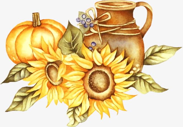 Retro Sunflowers Fresh Material PNG, Clipart, Autumn, Bumper, Fresh, Fresh Clipart, Fresh Clipart Free PNG Download