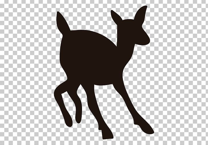 Deer Silhouette PNG, Clipart, Animals, Antelope, Black And White, Deer, Dog Like Mammal Free PNG Download