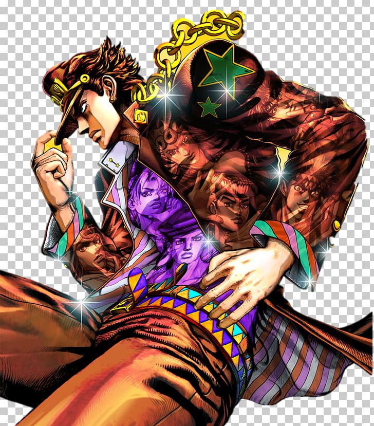 Jojo S Bizarre Adventure All Star Battle Jotaro Kujo Jonathan Joestar Joseph Joestar Png Clipart Free Png