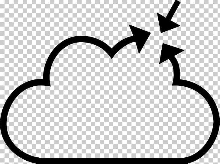 Computer Icons Arrow Symbol Cloud Computing PNG, Clipart, Arrow, Black, Black And White, Circle, Cloud Free PNG Download