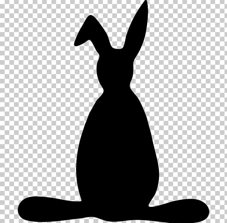 Domestic Rabbit Easter Bunny Hare PNG, Clipart, Animal, Animals, Black, Black And White, Bunny Free PNG Download
