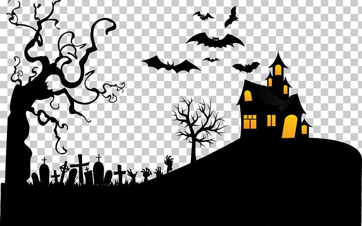 Haunted Night Tomb Bat Withered PNG, Clipart, Bat, Bats, Black And White, Brand, Cdr Free PNG Download