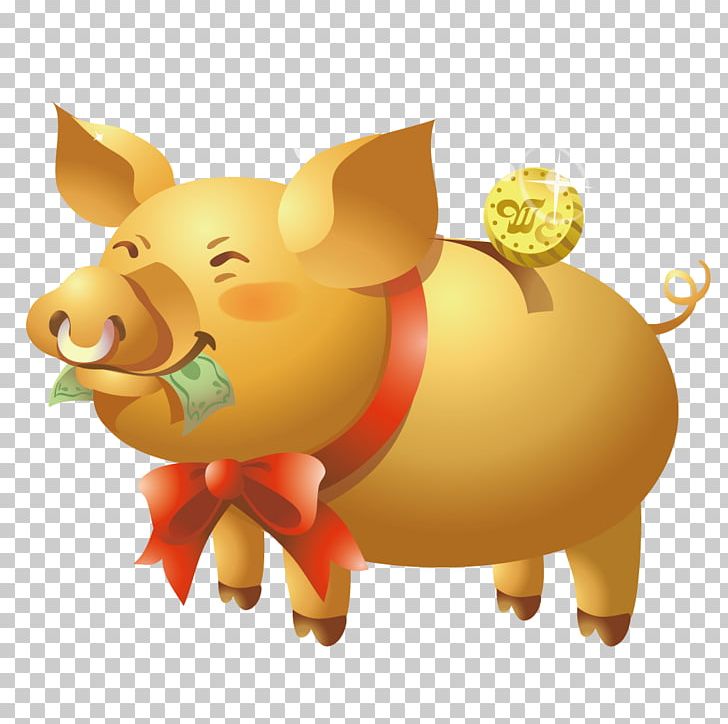 Pig Adobe Illustrator PNG, Clipart, Animals, Bank, Banking, Bank Vector, Carnivoran Free PNG Download