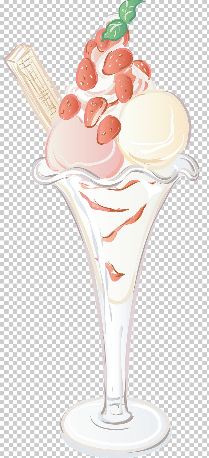 Ice Cream Cones Sundae Frozen Dessert Strawberry Ice Cream PNG, Clipart, Amorodo, Cocktail Garnish, Cream, Dairy Product, Dairy Products Free PNG Download