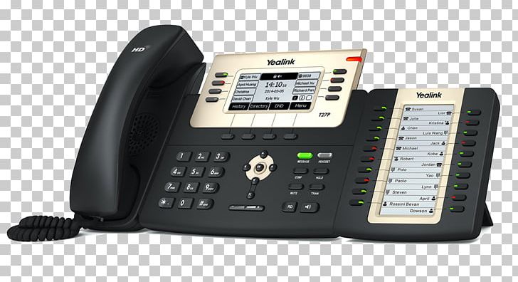 Yealink SIP-T27G VoIP Phone Yealink SIP-T23G Yealink SIP-T27P Session Initiation Protocol PNG, Clipart, Communication, Corded Phone, Electronic Instrument, Electronics, Ethernet Free PNG Download