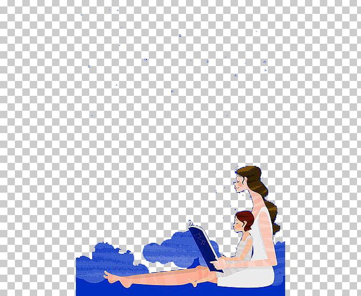 Child Mother PNG, Clipart, Art, Blue, Cartoon, Child, Cloud Free PNG Download