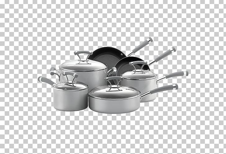 Frying Pan Barbecue Circulon Contempo 6 Piece Cookware Set Silver PNG, Clipart, Barbecue, Circulon, Cookware, Cuisinart, Dishwasher Free PNG Download