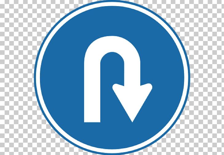 U-turn Gebotszeichen Sign PNG, Clipart, Area, Arrow, Blue, Brand, Circle Free PNG Download