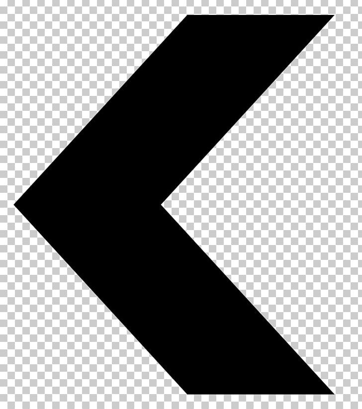 left arrow icon black